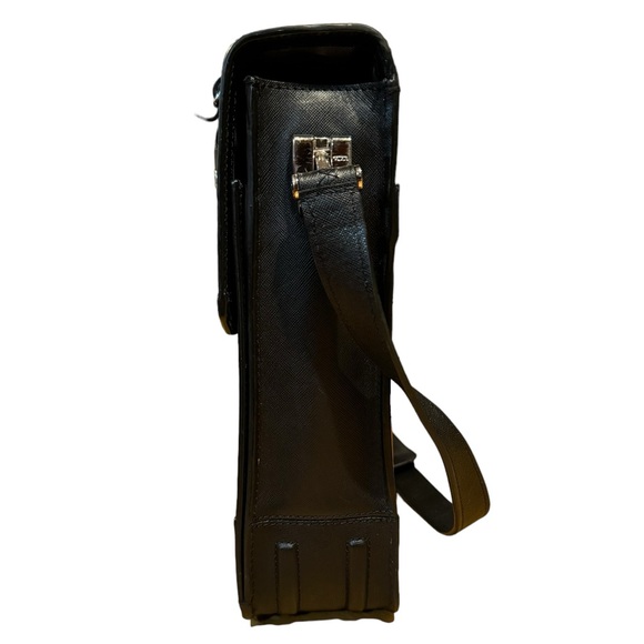 Tumi Mens Leather Strapped Briefcase - Picture 2 of 9